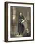 Martin Luther in His Study-null-Framed Giclee Print