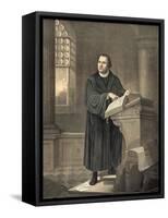 Martin Luther in His Study-null-Framed Stretched Canvas