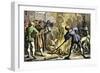 Martin Luther in Wittenberg Burning Pope Leo X's Bull of Excommunication, 1521-null-Framed Giclee Print