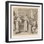 Martin Luther is Sent by Staupitz to the Augustinian Monastery at Meissen in Thuringen-Gustav Konig-Framed Art Print
