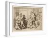 Martin Luther is Taken by His Father to School at Mansfeld-Gustav Konig-Framed Art Print