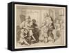 Martin Luther is Taken by His Father to School at Mansfeld-Gustav Konig-Framed Stretched Canvas