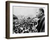 Martin Luther King Addresses Selma Demonstrators after Bloody Sunday, 1965-null-Framed Photo
