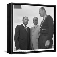 Martin Luther King and Joe Louis, 10 February 1964-null-Framed Stretched Canvas