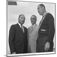 Martin Luther King and Joe Louis, 10 February 1964-null-Mounted Photographic Print