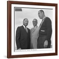 Martin Luther King and Joe Louis, 10 February 1964-null-Framed Photographic Print