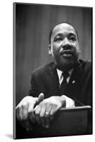 Martin Luther King at a press conference in Washington, D.C., 1964-Marion S. Trikosko-Mounted Photographic Print