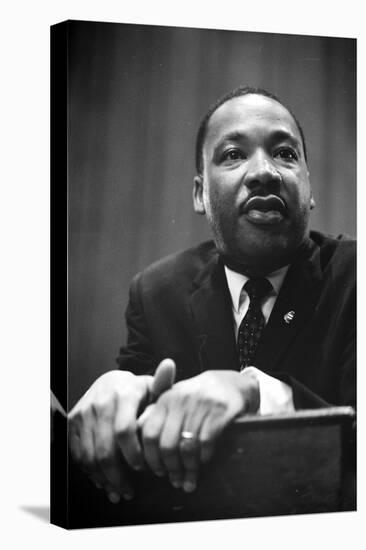 Martin Luther King at a press conference in Washington, D.C., 1964-Marion S. Trikosko-Stretched Canvas