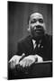 Martin Luther King at a Press Conference in Washington, D-null-Mounted Premium Photographic Print