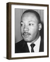 Martin Luther King Jnr, American Black Civil Rights Campaigner, C1968-null-Framed Photographic Print