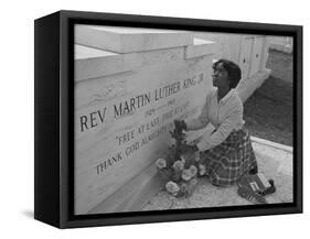 Martin Luther King Jr Grave 1969-BJ-Framed Stretched Canvas