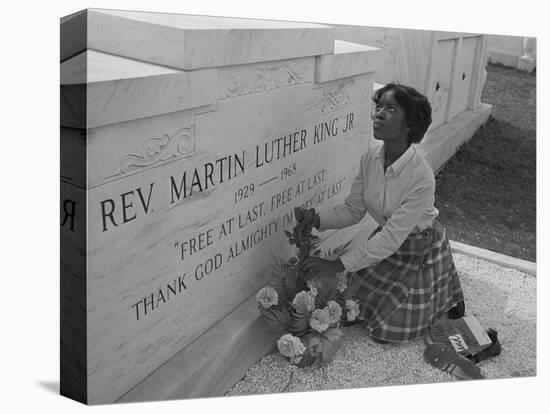 Martin Luther King Jr Grave 1969-BJ-Stretched Canvas