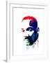 Martin Luther King, Jr. Watercolor-Lora Feldman-Framed Art Print