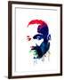 Martin Luther King, Jr. Watercolor-Lora Feldman-Framed Art Print