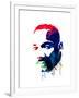 Martin Luther King, Jr. Watercolor-Lora Feldman-Framed Art Print