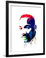 Martin Luther King, Jr. Watercolor-Lora Feldman-Framed Art Print