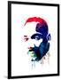 Martin Luther King, Jr. Watercolor-Lora Feldman-Framed Art Print