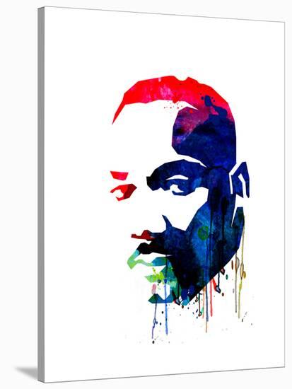 Martin Luther King, Jr. Watercolor-Lora Feldman-Stretched Canvas