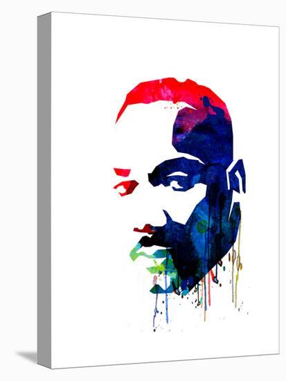 Martin Luther King, Jr. Watercolor-Lora Feldman-Stretched Canvas