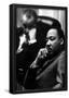Martin Luther King Jr (With President Lyndon B Johnson) Art Poster Print-null-Framed Poster
