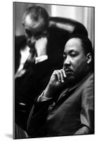 Martin Luther King Jr (With President Lyndon B Johnson) Art Poster Print-null-Mounted Poster