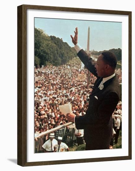 Martin Luther King Jr.-Associated Press-Framed Premium Photographic Print