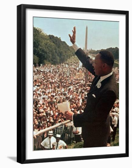 Martin Luther King Jr.-Associated Press-Framed Premium Photographic Print