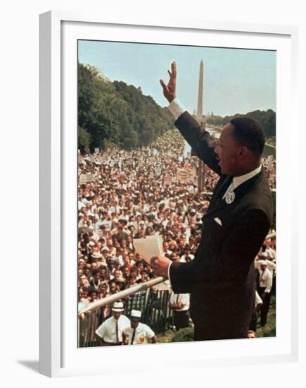 Martin Luther King Jr.-Associated Press-Framed Premium Photographic Print