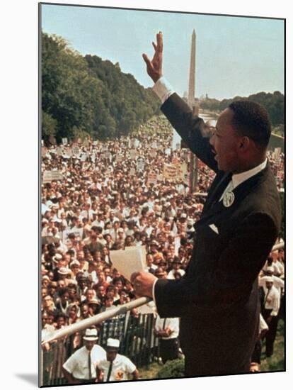 Martin Luther King Jr.-Associated Press-Mounted Premium Photographic Print