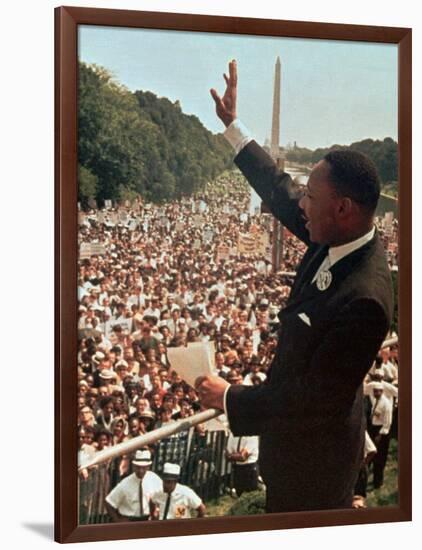 Martin Luther King Jr.-Associated Press-Framed Photographic Print