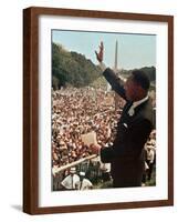 Martin Luther King Jr.-Associated Press-Framed Photographic Print