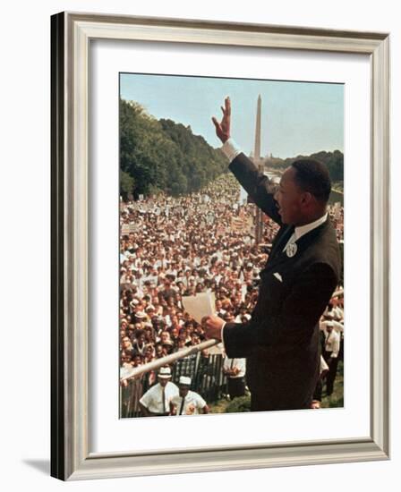 Martin Luther King Jr.-Associated Press-Framed Photographic Print