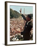 Martin Luther King Jr.-Associated Press-Framed Photographic Print