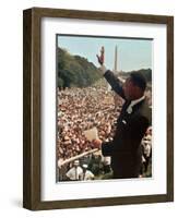 Martin Luther King Jr.-Associated Press-Framed Photographic Print