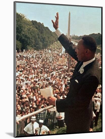 Martin Luther King Jr.-Associated Press-Mounted Photographic Print