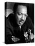 Martin Luther King La Riots-Jim Bourdier-Stretched Canvas