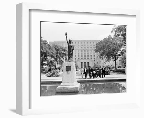 Martin Luther King Leaves Court-Associated Press-Framed Photographic Print