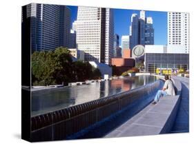 Martin Luther King Memorial Pool, Museum of Modern Art, San Francisco, California, USA-William Sutton-Stretched Canvas