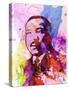 Martin Luther King Watercolor-Anna Malkin-Stretched Canvas