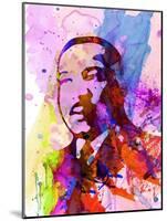 Martin Luther King Watercolor-Anna Malkin-Mounted Art Print