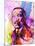 Martin Luther King Watercolor-Anna Malkin-Mounted Art Print