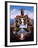 Martin Luther King-Edward Clay Wright-Framed Art Print