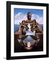 Martin Luther King-Edward Clay Wright-Framed Art Print