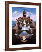 Martin Luther King-Edward Clay Wright-Framed Art Print