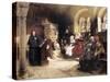 Martin Luther Preaches in Wartburg-Hugo Vogel-Stretched Canvas