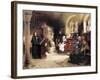 Martin Luther Preaches in Wartburg-Hugo Vogel-Framed Giclee Print