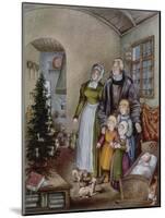 Martin Luther's Christmas Tree, from 'The Illustrated London News'-Pauline Baynes-Mounted Giclee Print