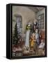 Martin Luther's Christmas Tree, from 'The Illustrated London News'-Pauline Baynes-Framed Stretched Canvas