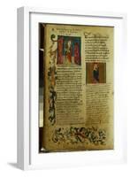 Martin Luther's Enrolment at the University of Erfurt, April 1501-German School-Framed Giclee Print