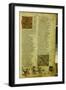 Martin Luther's Enrolment Sheet at the University of Erfurt, April 1501-German School-Framed Giclee Print